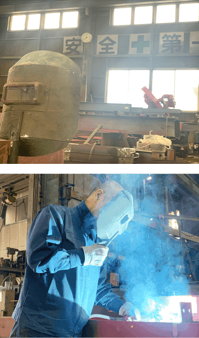 鉄骨加工・取付の仕事について